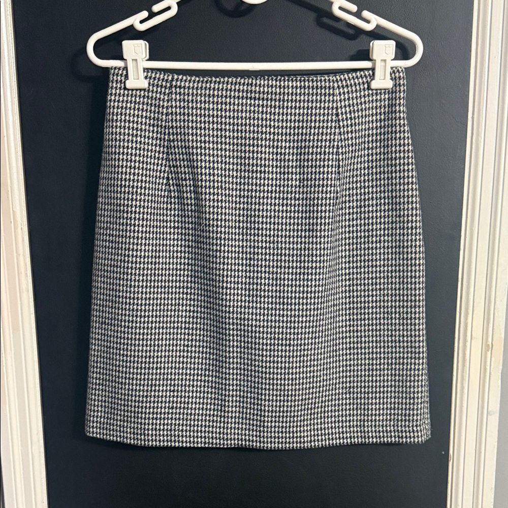 Best American Clothing Co Vintage Wool Blend Houndstooth Pencil Skirt Size: 11